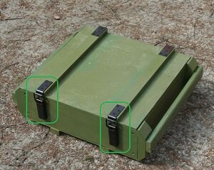 Ящик из доски 20мм с применением фурнитуры(«Форбика»)